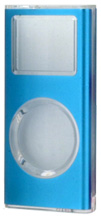 写真：第二世代iPodnano用メタルクリスタルケース／ブルー（CIC-N2ALBL）