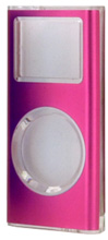 写真：第二世代iPodnano用メタルクリスタルケース／ピンク（CIC-N2ALPK）