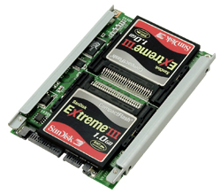 写真：シリコンディスクビルダーCF RAID SATA（SDB25CFS/R5）