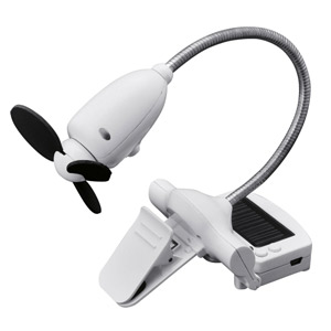 写真：USB＆ソーラー 扇風機（USB-Solar Senpuki）
