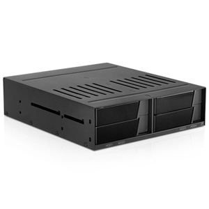 iStarUSA 5インチベイ内蔵 2.5インチSATA ×4 リムーバブルラック (AN-A124-C)