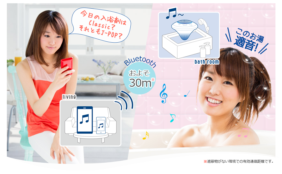 防水機能付 Bluetooth「Floe(フロウ)」イメージ画像