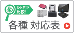 機能がひと目で比較できる 各種機能対応表