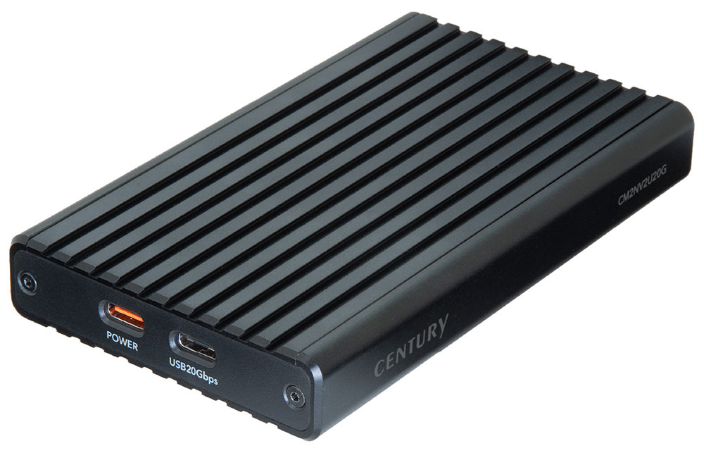 M.2 NVMe SSDを最大2枚搭載可能<br>USB20Gbps接続対応の外付け