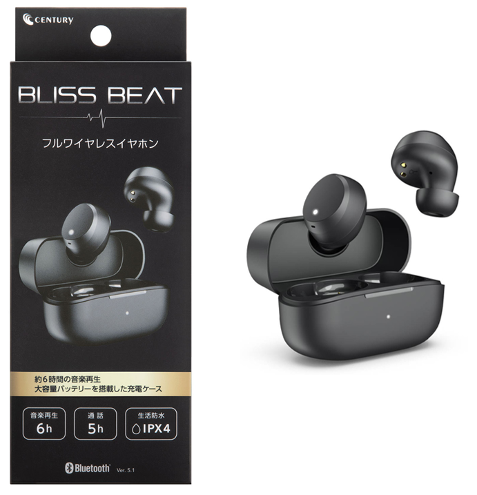 Bluetooth イヤホン with ワイアレスチャージングケースオーディオ機器