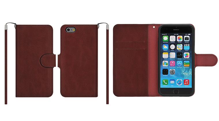 【販売終了】 マグネット レザーケース（for iPhone 6 / iPhone 6 Plus） MAGNET LEATHER CASE