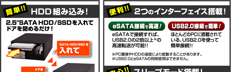 販売終了】 裸族のインテリジェントビル2.5 (CRIB25EU2) - 株式会社