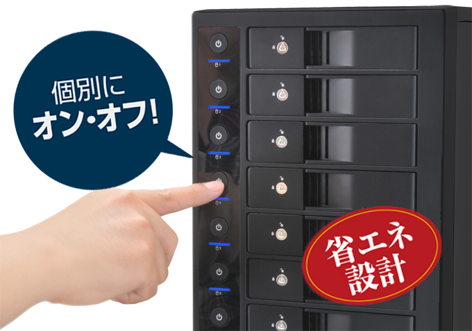 販売終了】 裸族のスカイタワー 10Bay IS (CRST1035U3IS6G