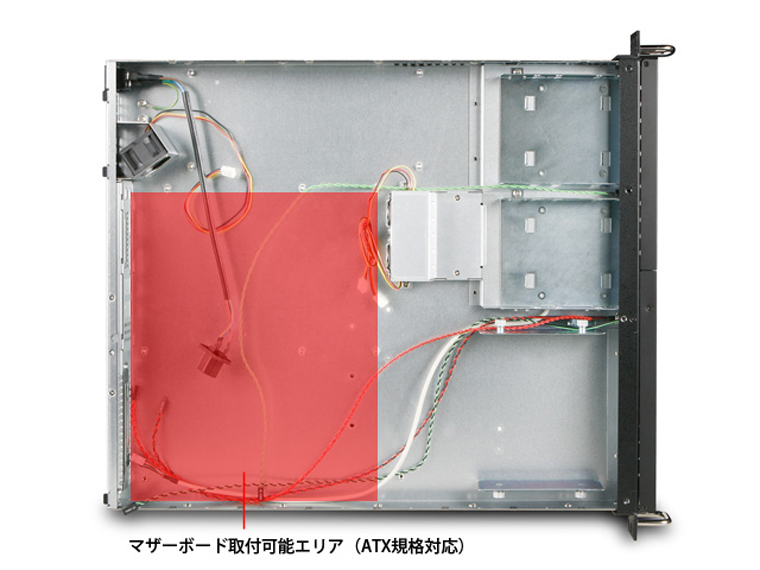 販売終了  1UラックマウントPCケース  C   株式会社