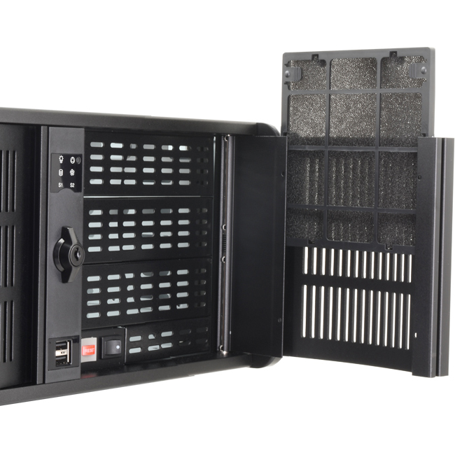 販売終了】 iStarUSA 4UラックマウントPCケース (D-400-BK) - 株式会社センチュリー