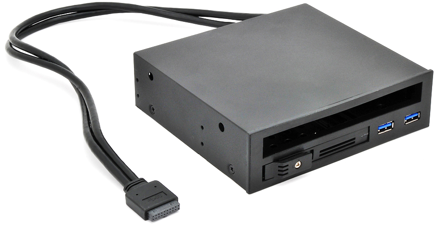 iStarUSA マルチリムーバブルラック V2 3.5+2.5 SATA ＆ USB (T-5K3525U-SA2)